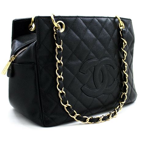 classic black chanel bag with chain|expensive black purses quilted Chanel.